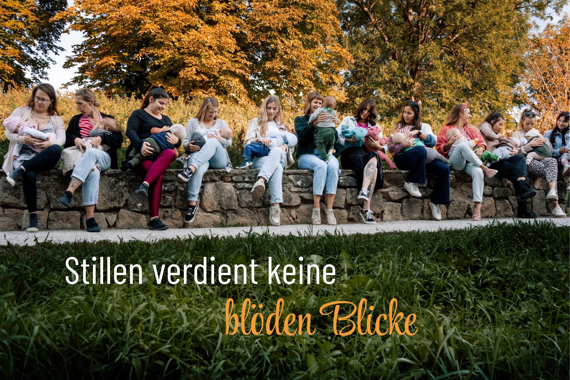 Familienfotografin – Baby, Geburt, Babybauch, Business 7 Stillende Mütter im Park - stillen verdient keine blöden Blicke Spruch